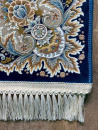Иранский прямоугольный ковёр G139 D.BLUE