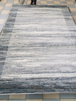 Бельгийский прямоугольный ковёр D561 GRAY-BLUE 9