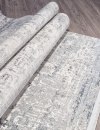 Турецкий прямоугольный ковёр B092A CREAM / D.GRAY