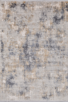 Турецкий прямоугольный ковёр B223A ANTHRACITE / BEIGE