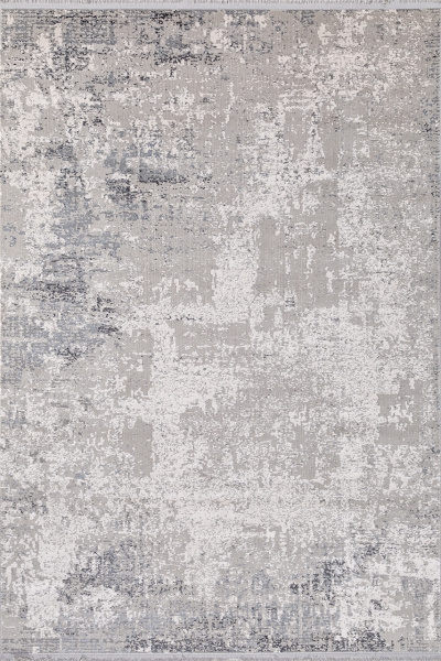 Турецкий прямоугольный ковёр B438A CREAM / ANTHRACITE