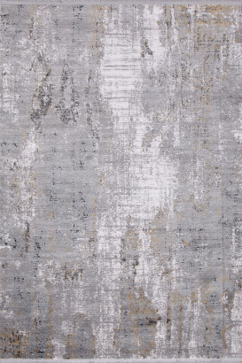 Турецкий прямоугольный ковёр B466A CREAM / ANTHRACITE