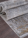 Турецкий прямоугольный ковёр B466A CREAM / ANTHRACITE