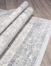 Турецкий прямоугольный ковёр B647A CREAM / ANTHRACITE