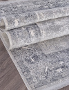 Турецкий прямоугольный ковёр B647A CREAM / ANTHRACITE