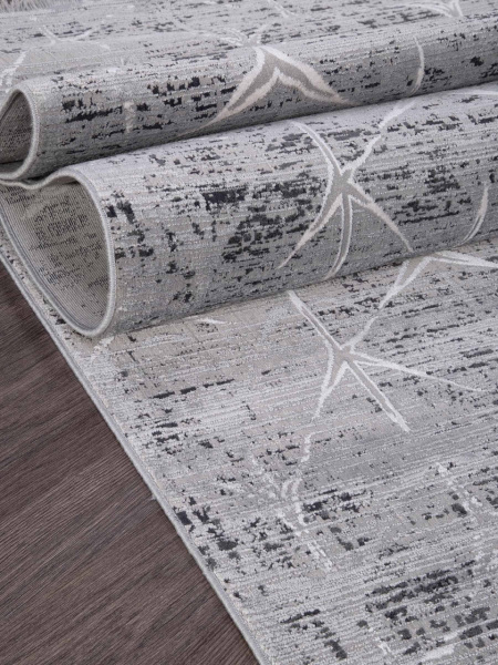 Турецкий прямоугольный ковёр B875Q CREAM / GRAY