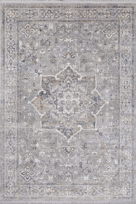 Турецкий прямоугольный ковёр C800A GRAY / D.GRAY
