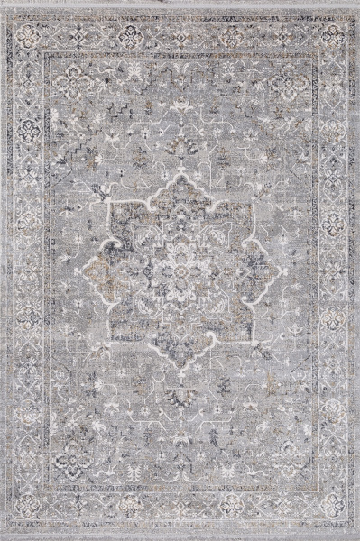 Турецкий прямоугольный ковёр C800A GRAY / D.GRAY