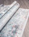 Турецкий прямоугольный ковёр K405B L.GRAY / BLUE