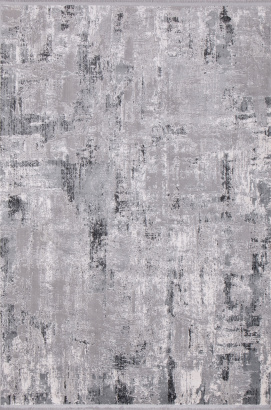 Турецкий прямоугольный ковёр P643A GRAY / CREAM