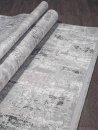 Турецкий прямоугольный ковёр P643A GRAY / CREAM