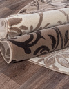 Российский овальный ковёр d268 BEIGE