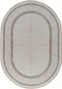 Турецкий овальный ковёр 30896U CREAM / CREAM