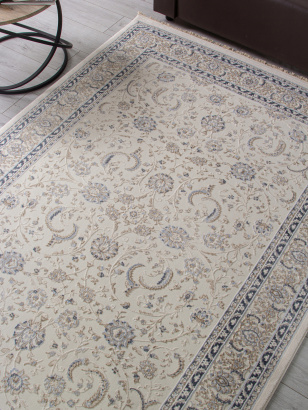 Турецкий прямоугольный ковёр 35848A CREAM / CREAM
