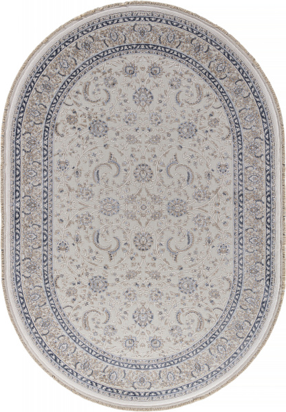 Турецкий овальный ковёр 35848Z CREAM / CREAM