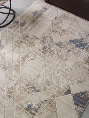 Турецкий прямоугольный ковёр 35991A BEIGE / CREAM
