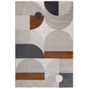 Турецкий прямоугольный ковёр  H9041 BEIGE/CIKOLATA