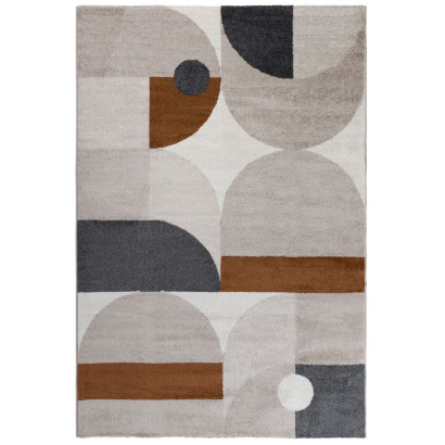 Турецкий прямоугольный ковёр  H9041 BEIGE/CIKOLATA