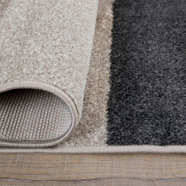 Турецкий прямоугольный ковёр  H9041 BEIGE/CIKOLATA