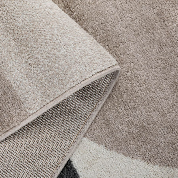 Турецкий прямоугольный ковёр  H9041 BEIGE/CIKOLATA