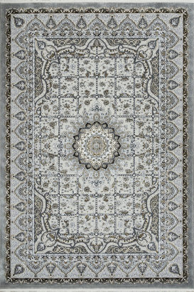 Турецкий прямоугольный ковёр O1462 096 GREY