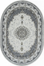 Турецкий овальный ковёр O1463 096 GREY