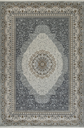 Турецкий прямоугольный ковёр O1464 096 GREY