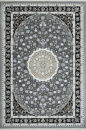 Турецкий прямоугольный ковёр O1467 090 BLACK