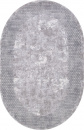 Турецкий овальный ковёр 9803 ACIK GRI