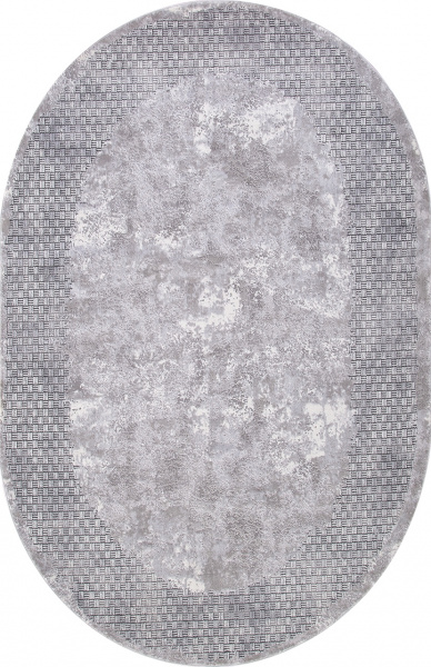 Турецкий овальный ковёр 9803 ACIK GRI