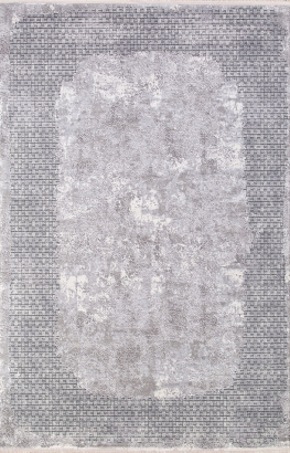 Турецкий прямоугольный ковёр 9803 ACIK GRI