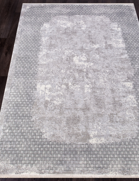 Турецкий прямоугольный ковёр 9803 ACIK GRI