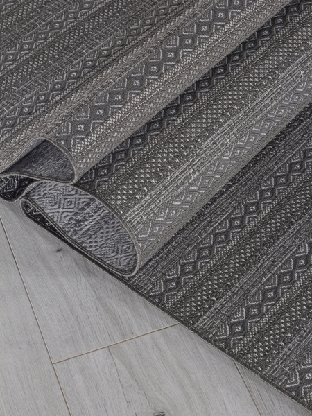 Турецкий прямоугольный ковёр 09634 ANTHRACITE