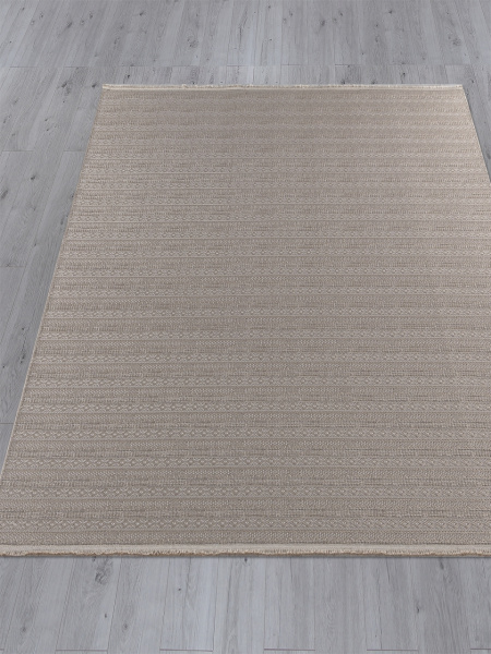 Турецкий прямоугольный ковёр 09634 BEIGE