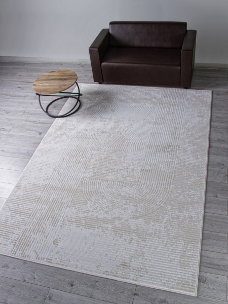 Российский прямоугольный ковёр F537 CREAM-BEIGE