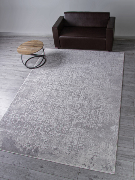 Российский прямоугольный ковёр F539 GRAY
