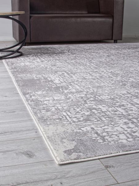 Российский прямоугольный ковёр F539 GRAY