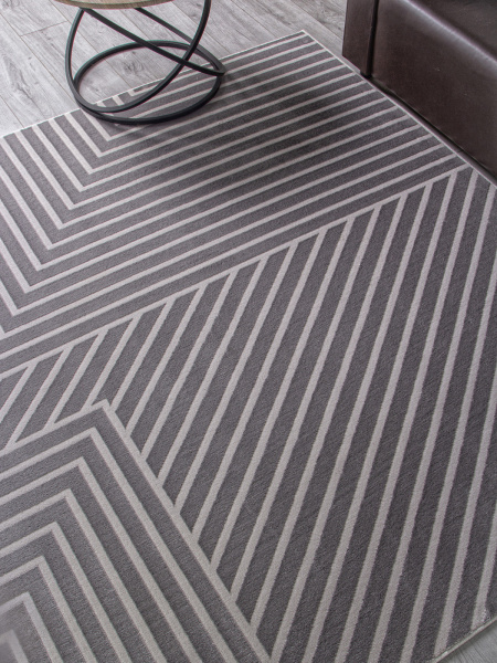 Российский прямоугольный ковёр F540 GRAY