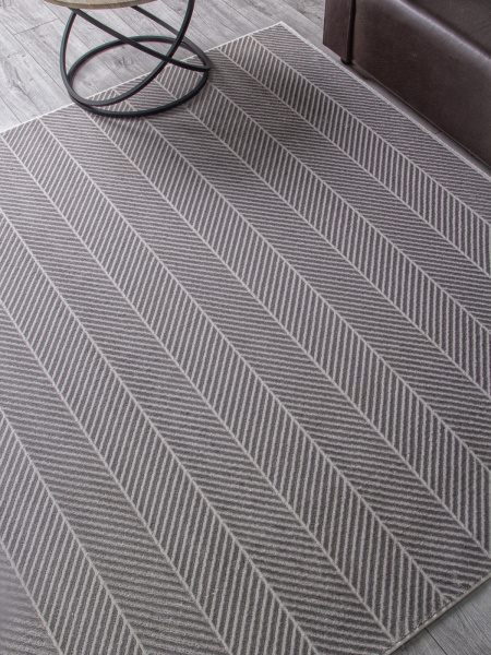 Российский прямоугольный ковёр F555 GRAY
