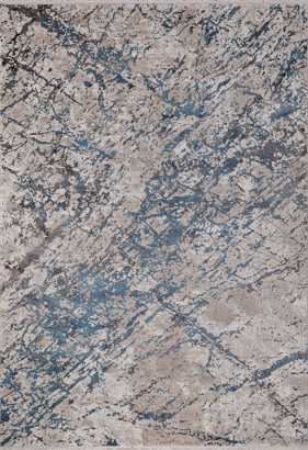 Турецкий прямоугольный ковёр D850 BLUE