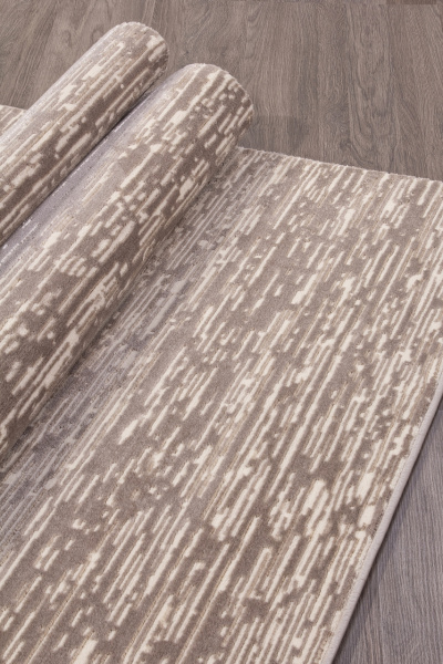 Турецкий прямоугольный ковёр F011 BEIGE