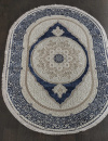 Турецкий круглый ковёр Z 1043 BLUE