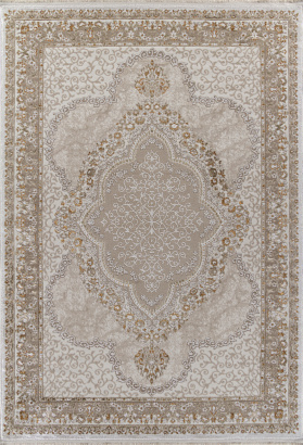 Турецкий прямоугольный ковёр 27226A BEIGE / BEIGE