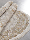 Турецкий овальный ковёр 27226 BEIGE / BEIGE