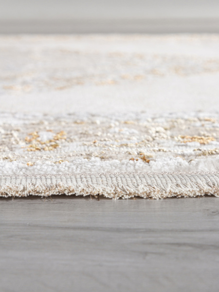 Турецкий овальный ковёр 27226 BEIGE / BEIGE