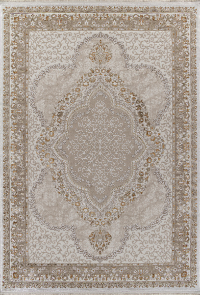 Турецкий прямоугольный ковёр 27226 BEIGE / BEIGE
