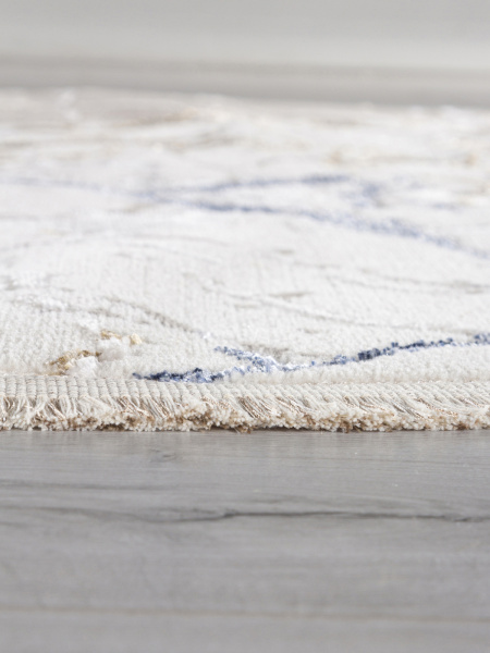 Турецкий овальный ковёр 27231A GRY / NAVY