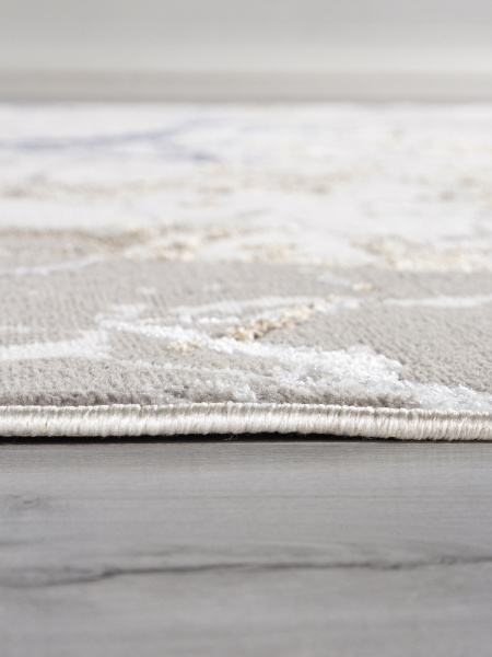 Турецкий прямоугольный ковёр 27231A GRY / NAVY