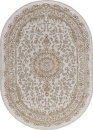 Турецкий овальный ковёр 27239A CREAM / GOLD