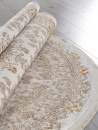 Турецкий овальный ковёр 27239 CREAM / BEIGE
